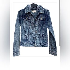 Thread & Company acid wash denim jacket.